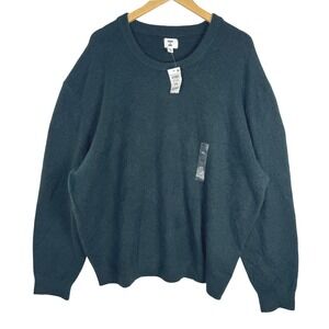 Mode of One Mens Relaxed Fit Cozy All Seasons Sweater Deep Malachite XXL NEW